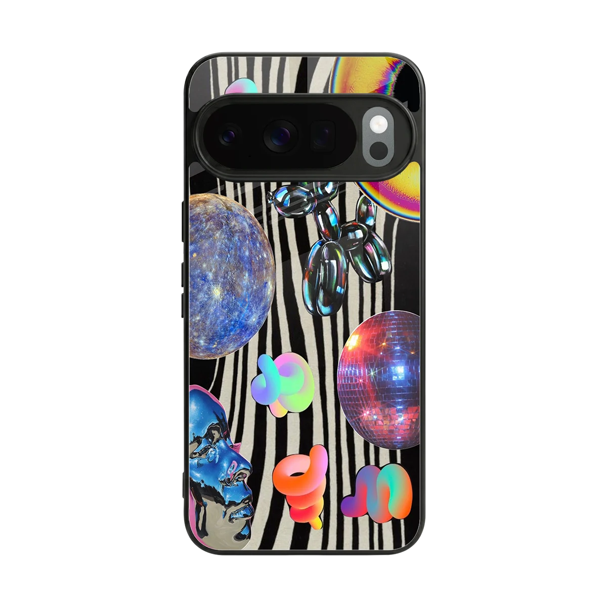 Disco Dream back phone cover | glass case for google pixel 10 pro