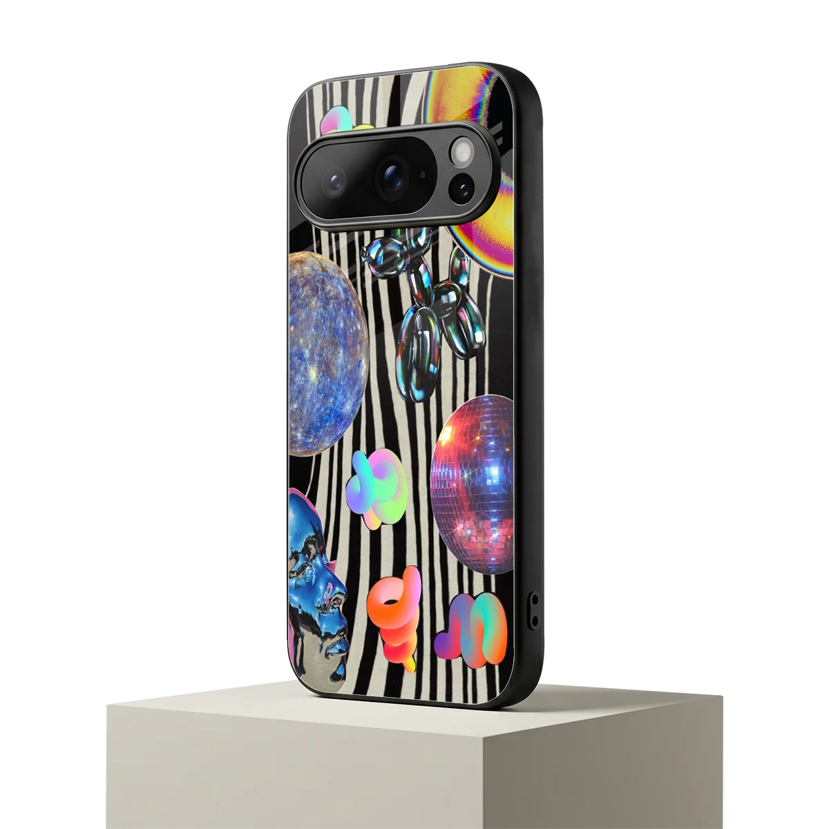 Disco Dream google pixel 10 pro mobile cover | shockproof glass phone case