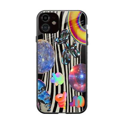 Disco Dream back phone cover | glass case for iphone 11