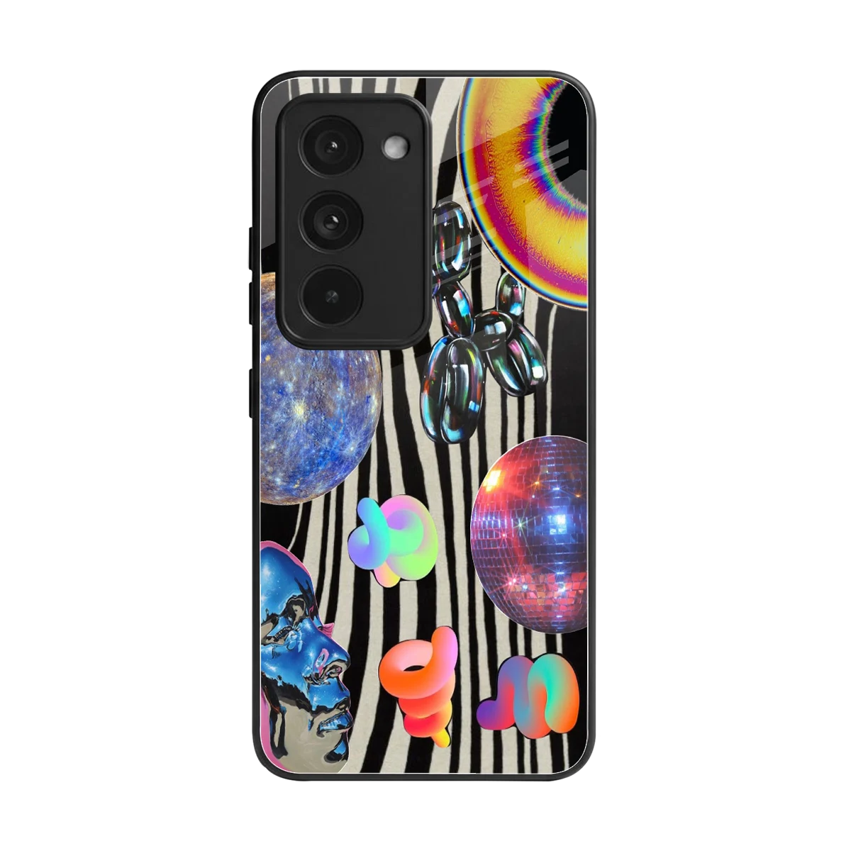 Disco Dream back phone cover | glass case for redmi 15 5g
