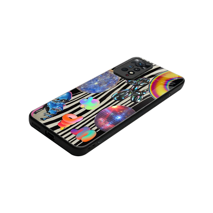 Disco Dream stylish phone case for redmi note 11 pro | glossy glass and slim fit
