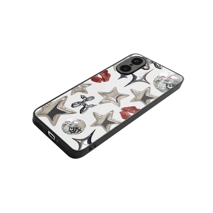 Disco Dreams stylish phone case for oneplus nord ce5 5g | glossy glass and slim fit