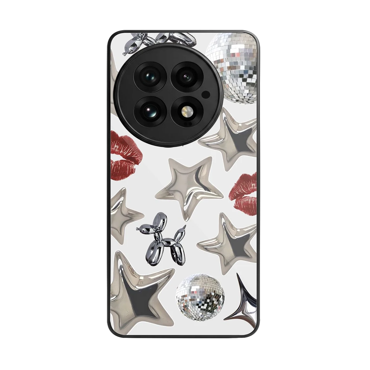 Disco Dreams back phone cover | glass case for oneplus 13