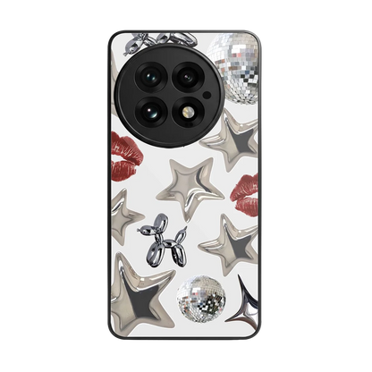 Disco Dreams back phone cover | glass case for oneplus 13