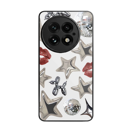 Disco Dreams back phone cover | glass case for oneplus 13