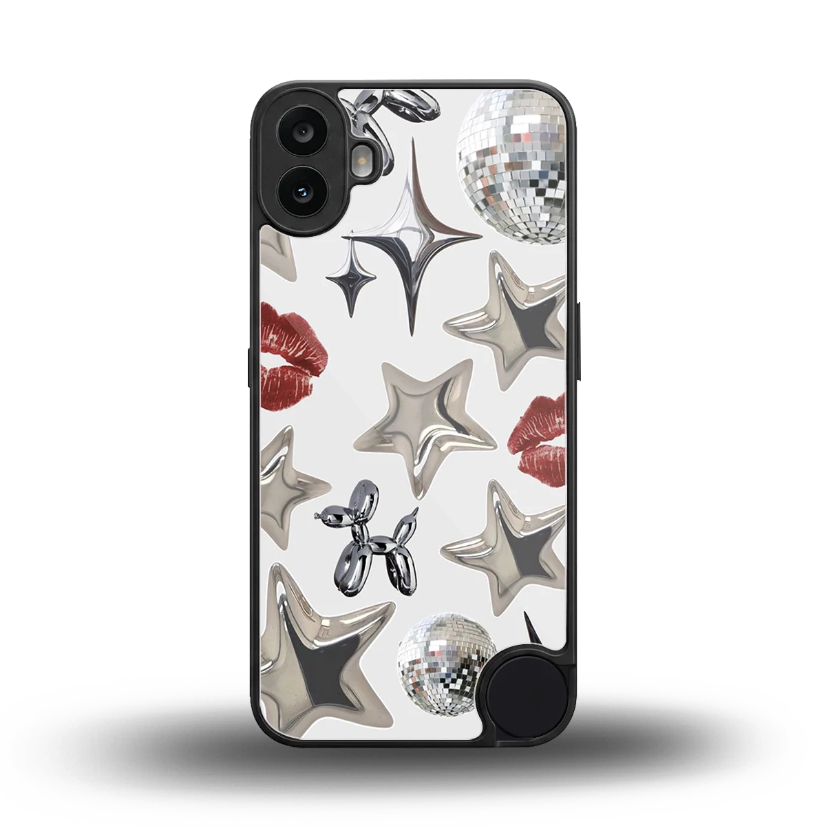 Disco Dreams back phone cover | glass case for cmf nothing phone 1