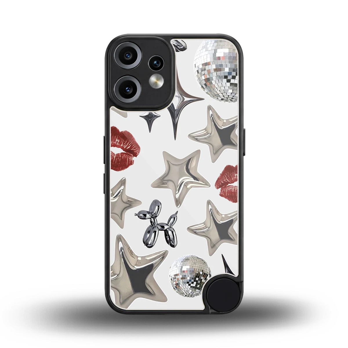 Disco Dreams back phone cover | glass case for cmf nothing phone 2 pro