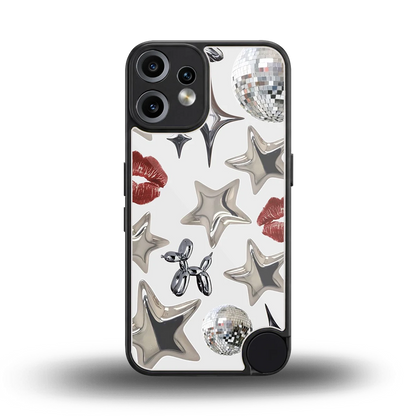 Disco Dreams back phone cover | glass case for cmf nothing phone 2 pro
