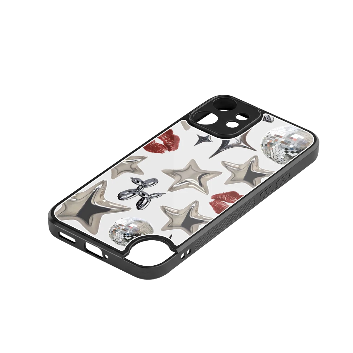 Disco Dreams stylish phone case for cmf nothing phone 2 pro | glossy glass and slim fit