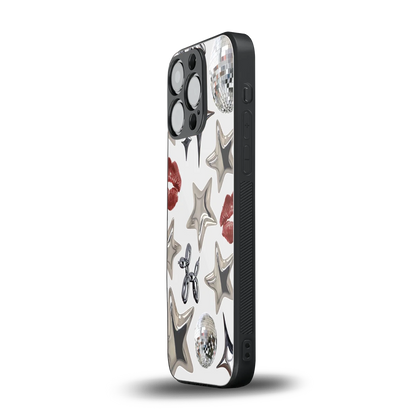 Disco Dreams iphone 16 pro mobile cover | shockproof glass phone case