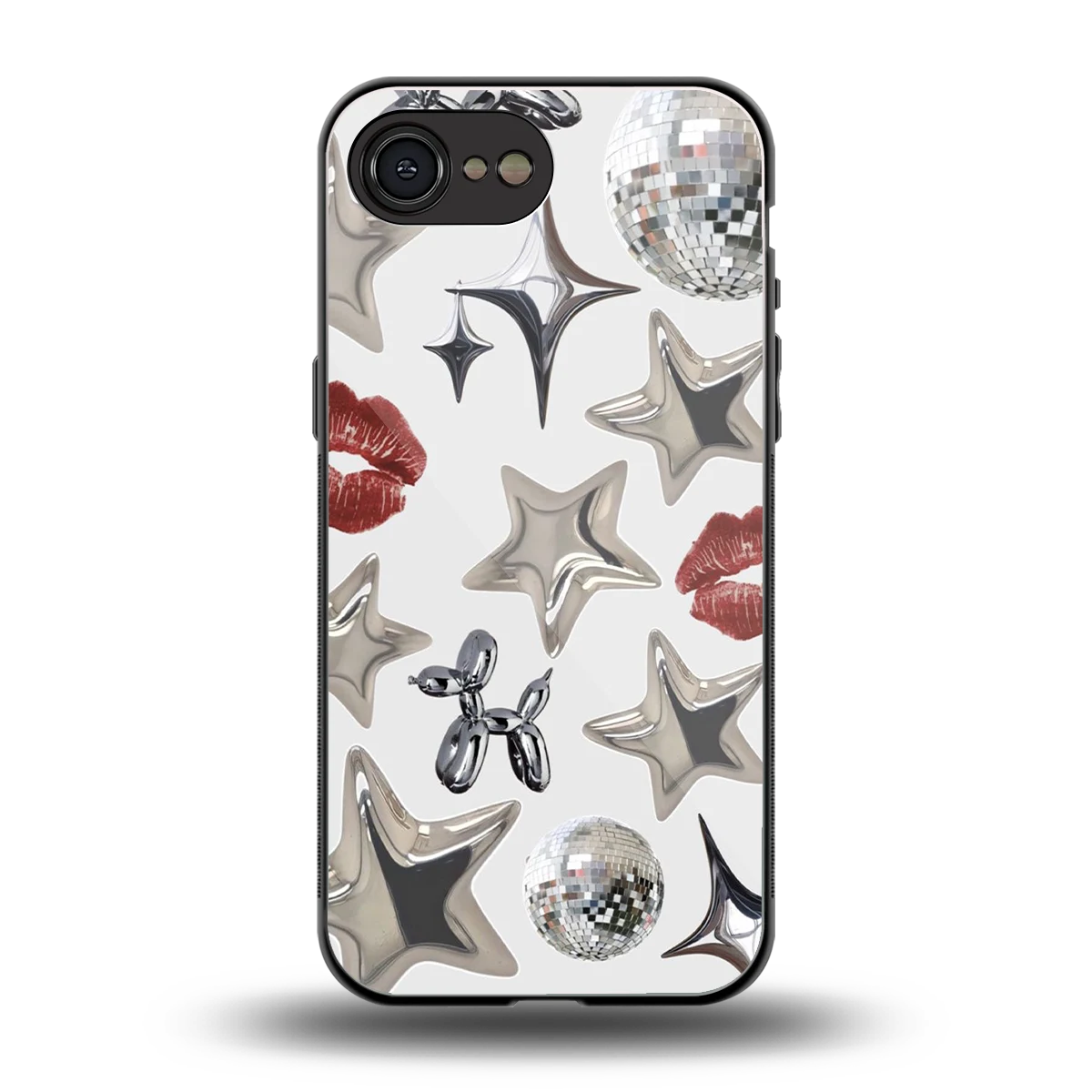 Disco Dreams back phone cover | glass case for iphone 17e