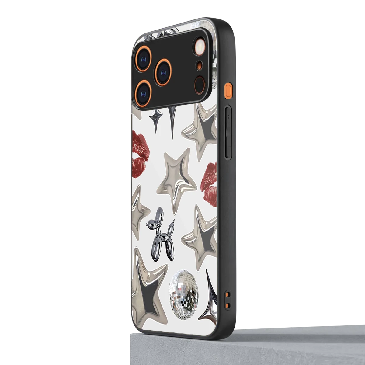 Disco Dreams iphone 17 pro mobile cover | shockproof glass phone case