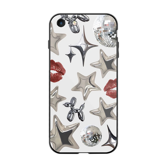 Disco Dreams back phone cover | glass case for iphone se 2020