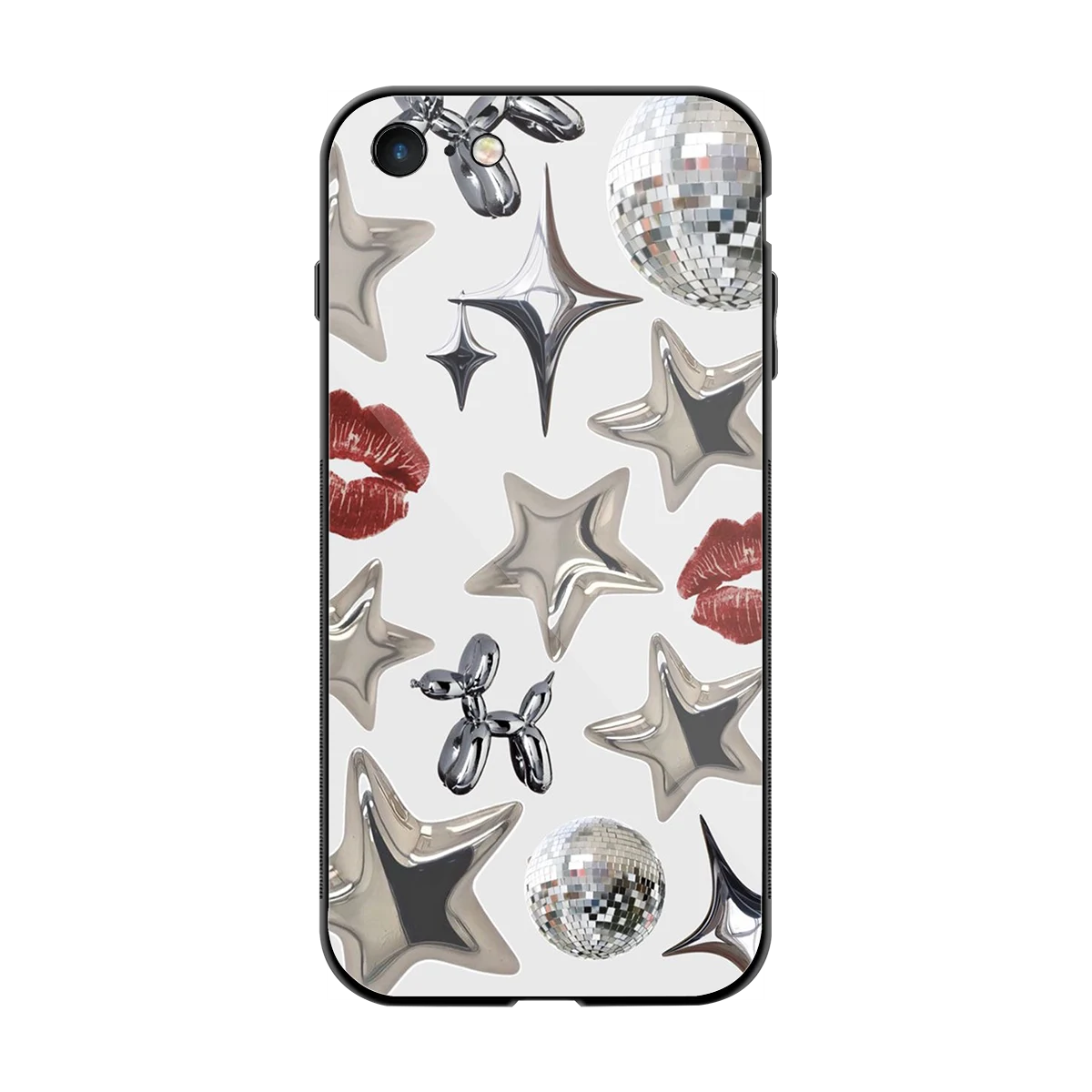 Disco Dreams back phone cover | glass case for iphone 8