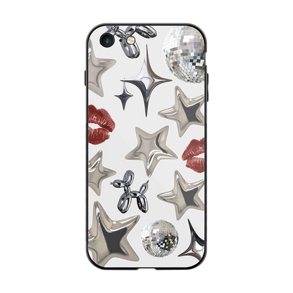 Disco Dreams back phone cover | glass case for iphone 8