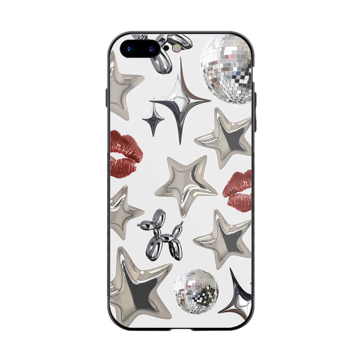 Disco Dreams back phone cover | glass case for iphone 7 plus