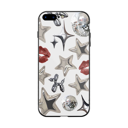 Disco Dreams back phone cover | glass case for iphone 7 plus