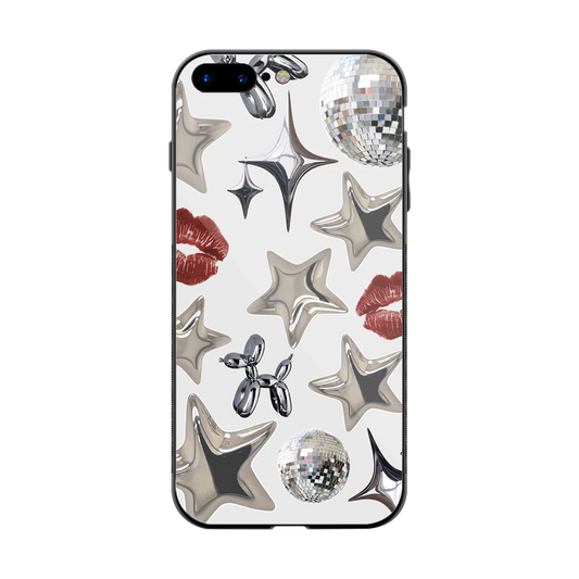 Disco Dreams back phone cover | glass case for iphone 7 plus