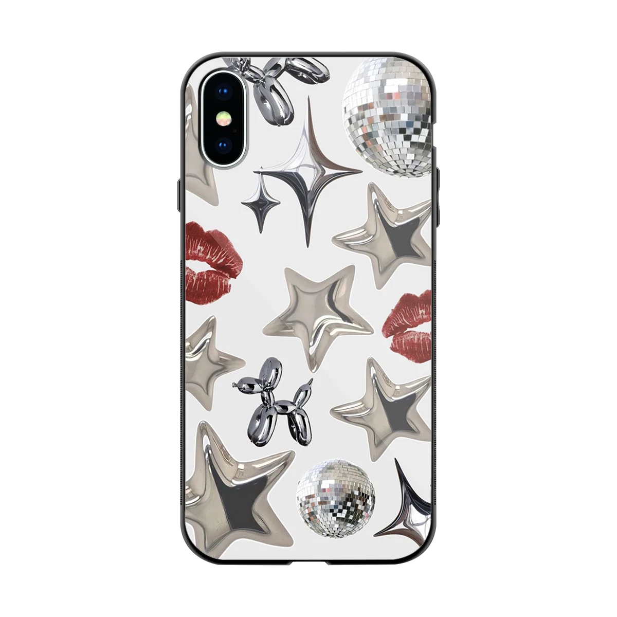 Disco Dreams back phone cover | glass case for iphone xs