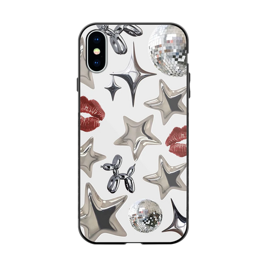 Disco Dreams back phone cover | glass case for iphone xs
