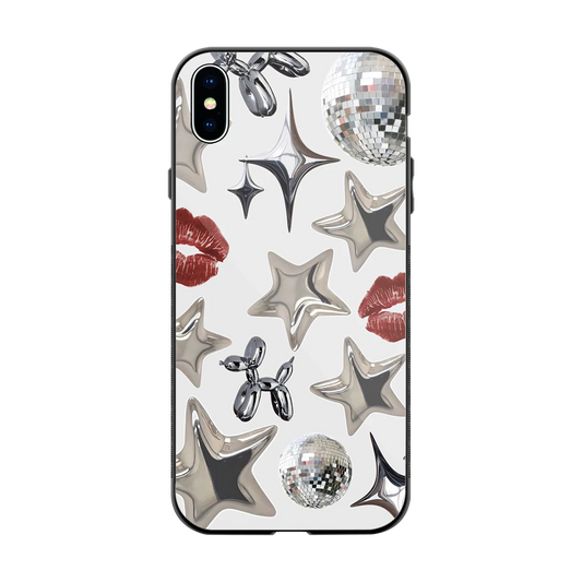 Disco Dreams back phone cover | glass case for iphone xs max