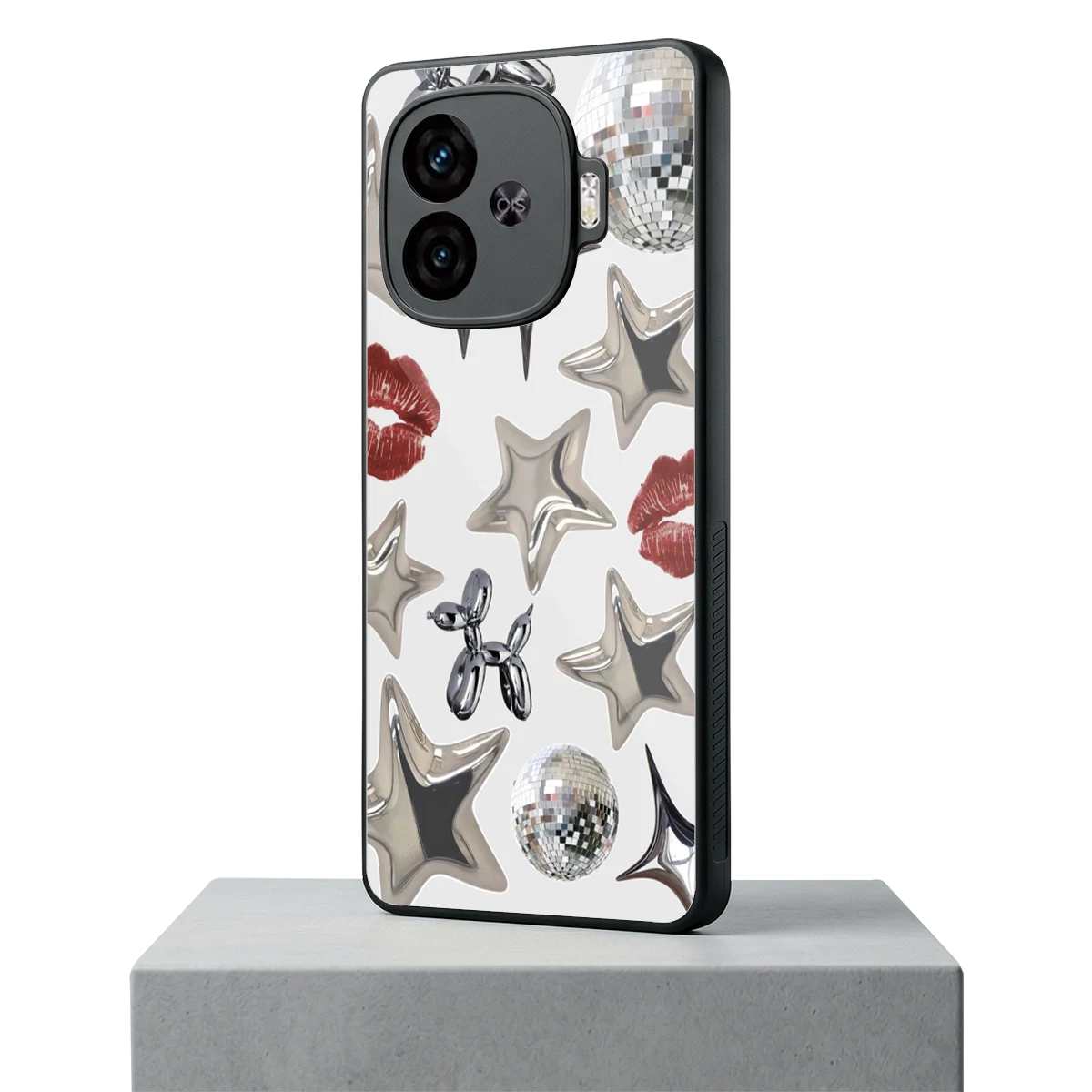 Disco Dreams iqoo neo 10r 5g mobile cover | shockproof glass phone case
