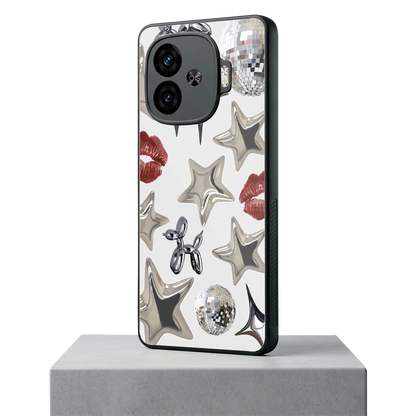 Disco Dreams iqoo neo 10r 5g mobile cover | shockproof glass phone case