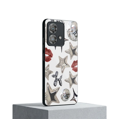 Disco Dreams motorola edge 40 neo 5g mobile cover | shockproof glass phone case