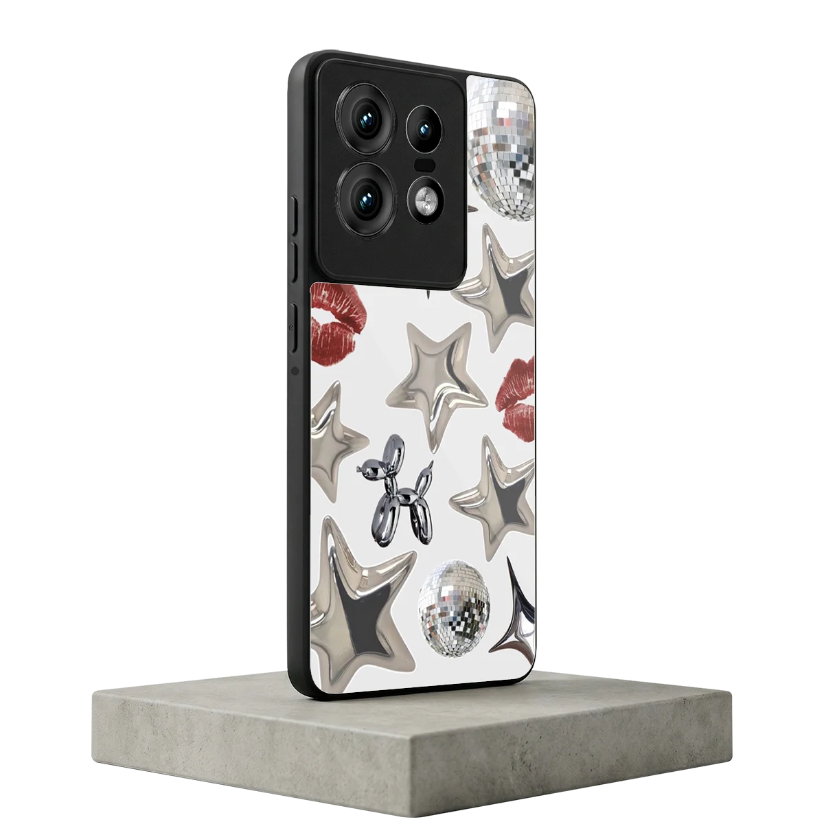 Disco Dreams motorola edge 50 pro mobile cover | shockproof glass phone case