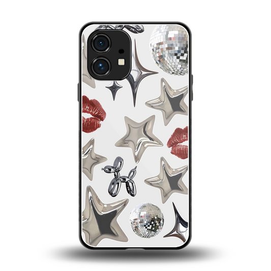 Disco Dreams back phone cover | glass case for nothing phone 1