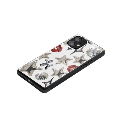 Disco Dreams stylish phone case for nothing phone 1 | glossy glass and slim fit