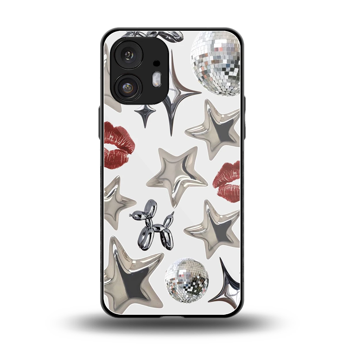 Disco Dreams back phone cover | glass case for nothing phone 2