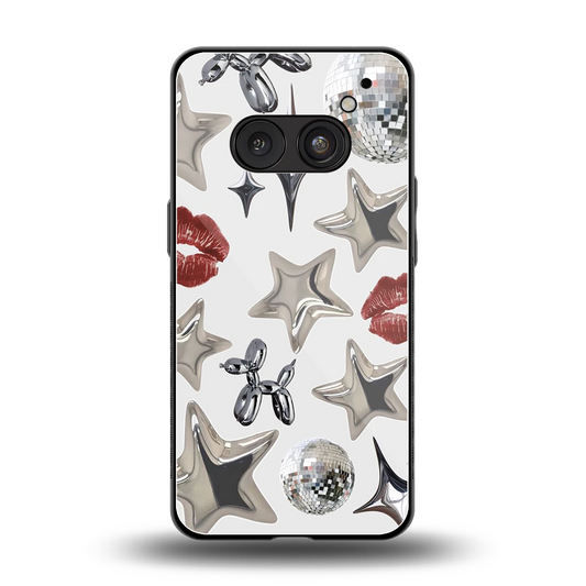 Disco Dreams back phone cover | glass case for nothing phone 2a