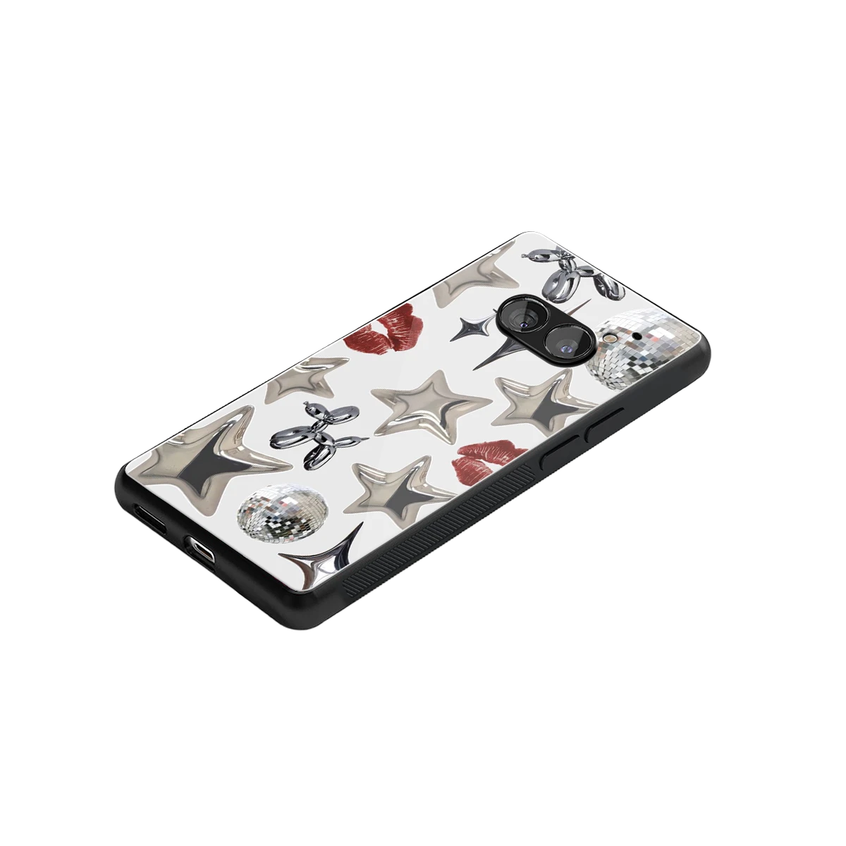 Disco Dreams stylish phone case for nothing phone 2a | glossy glass and slim fit