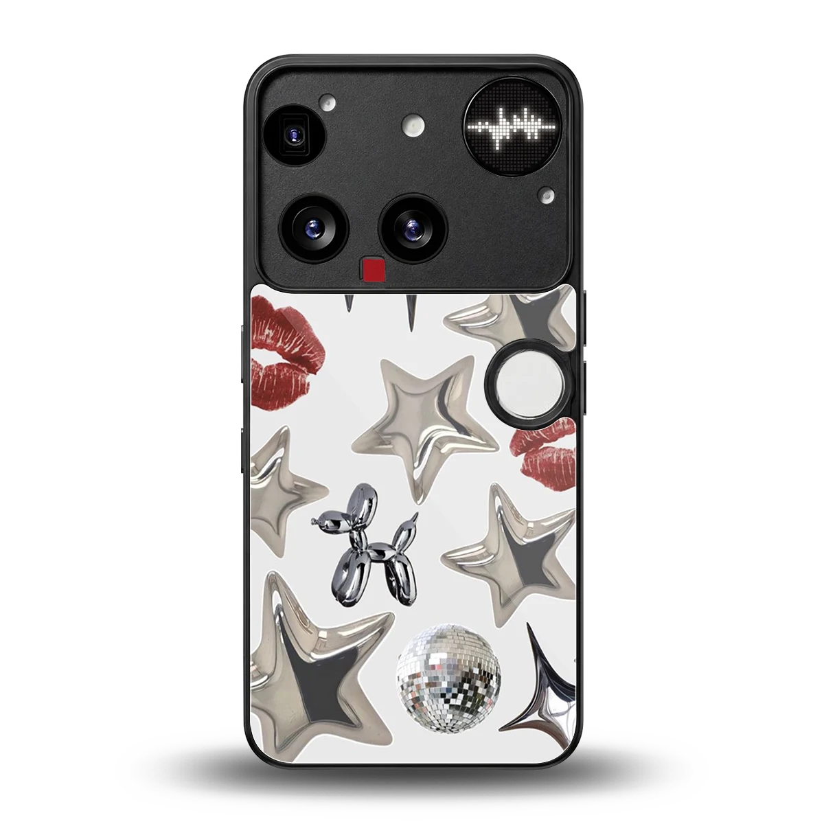 Disco Dreams back phone cover | glass case for nothing phone 3