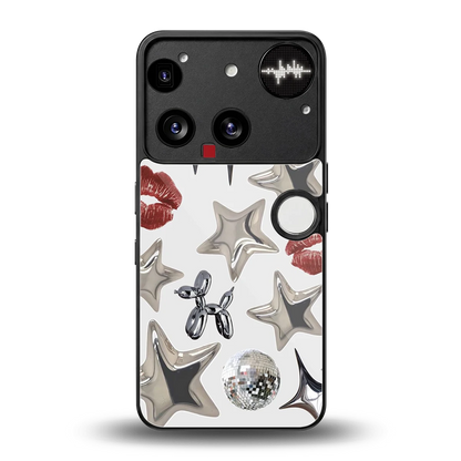 Disco Dreams back phone cover | glass case for nothing phone 3