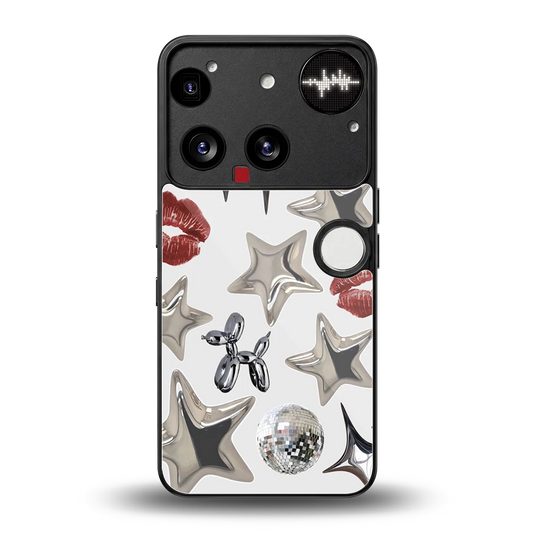 Disco Dreams back phone cover | glass case for nothing phone 3