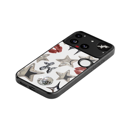 Disco Dreams stylish phone case for nothing phone 3 | glossy glass and slim fit