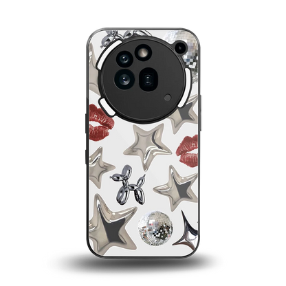 Disco Dreams back phone cover | glass case for nothing phone 3a pro