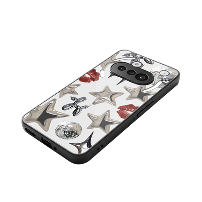 Disco Dreams stylish phone case for nothing phone 3a | glossy glass and slim fit