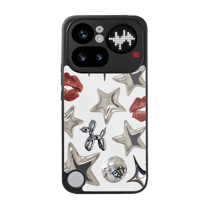 Disco Dreams back phone cover | glass case for nothing phone 4a pro