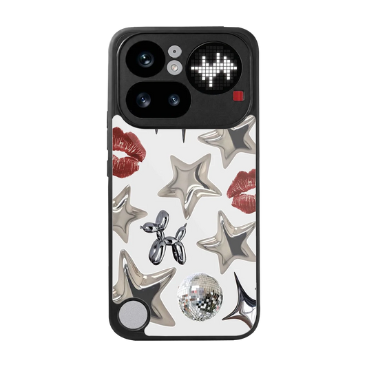 Disco Dreams back phone cover | glass case for nothing phone 4a pro
