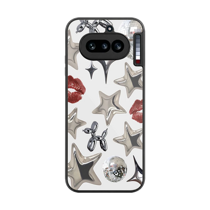 Disco Dreams back phone cover | glass case for nothing phone 4a