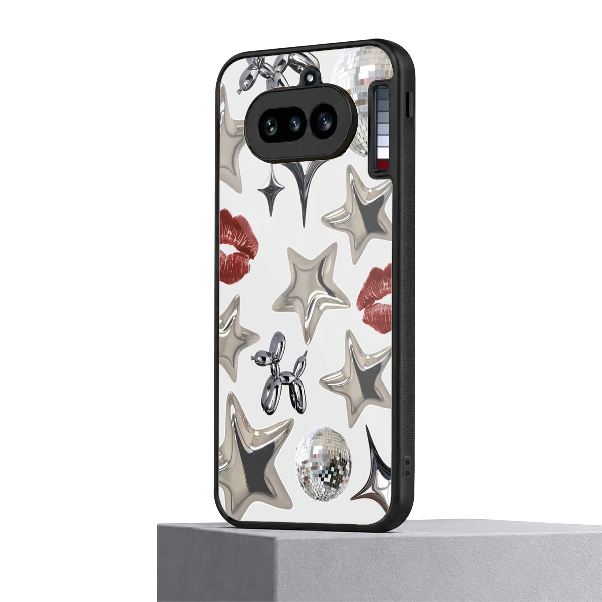 Disco Dreams nothing phone 4a mobile cover | shockproof glass phone case