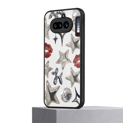 Disco Dreams nothing phone 4a mobile cover | shockproof glass phone case