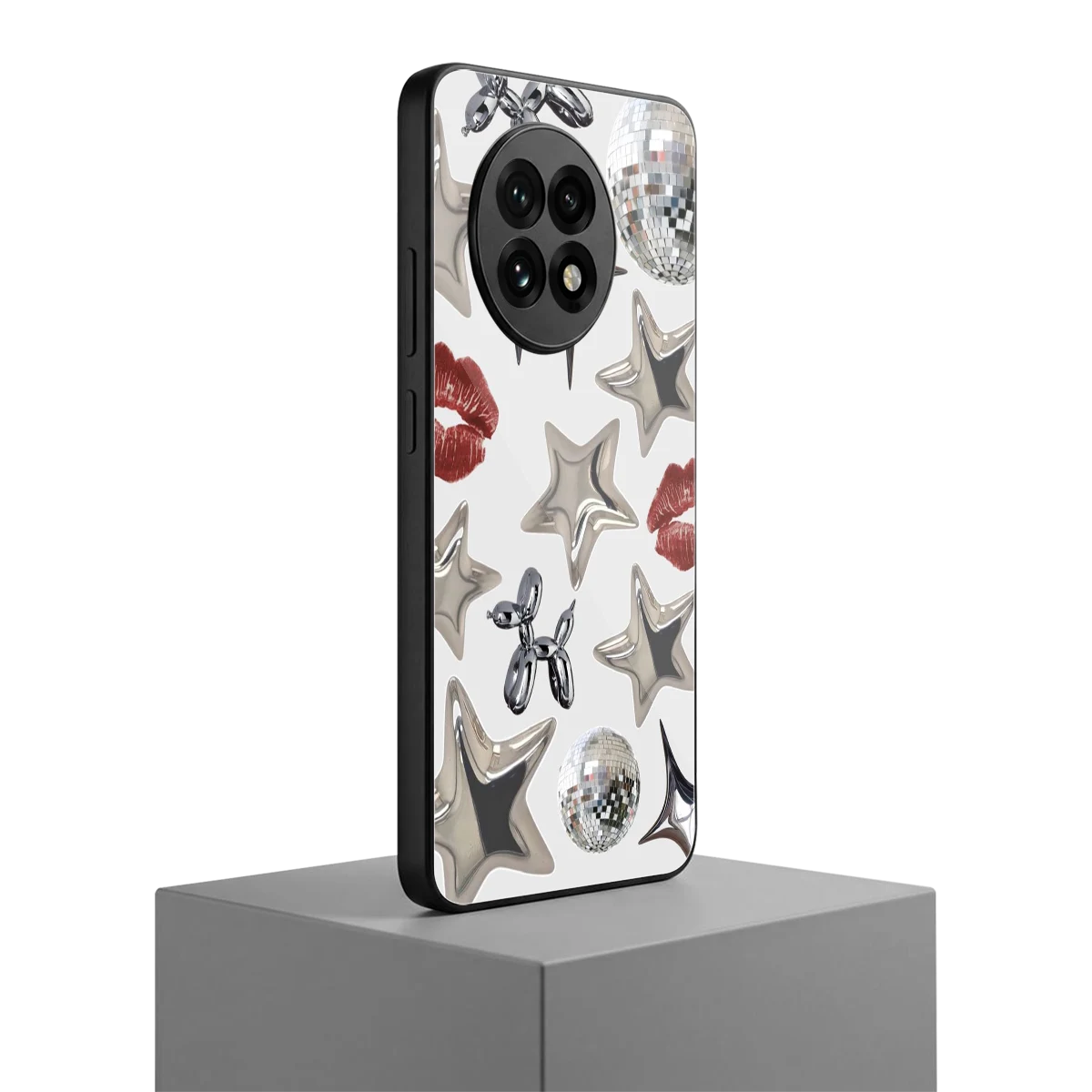 Disco Dreams oneplus 13r mobile cover | shockproof glass phone case