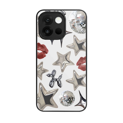 Disco Dreams back phone cover | glass case for oneplus 13s