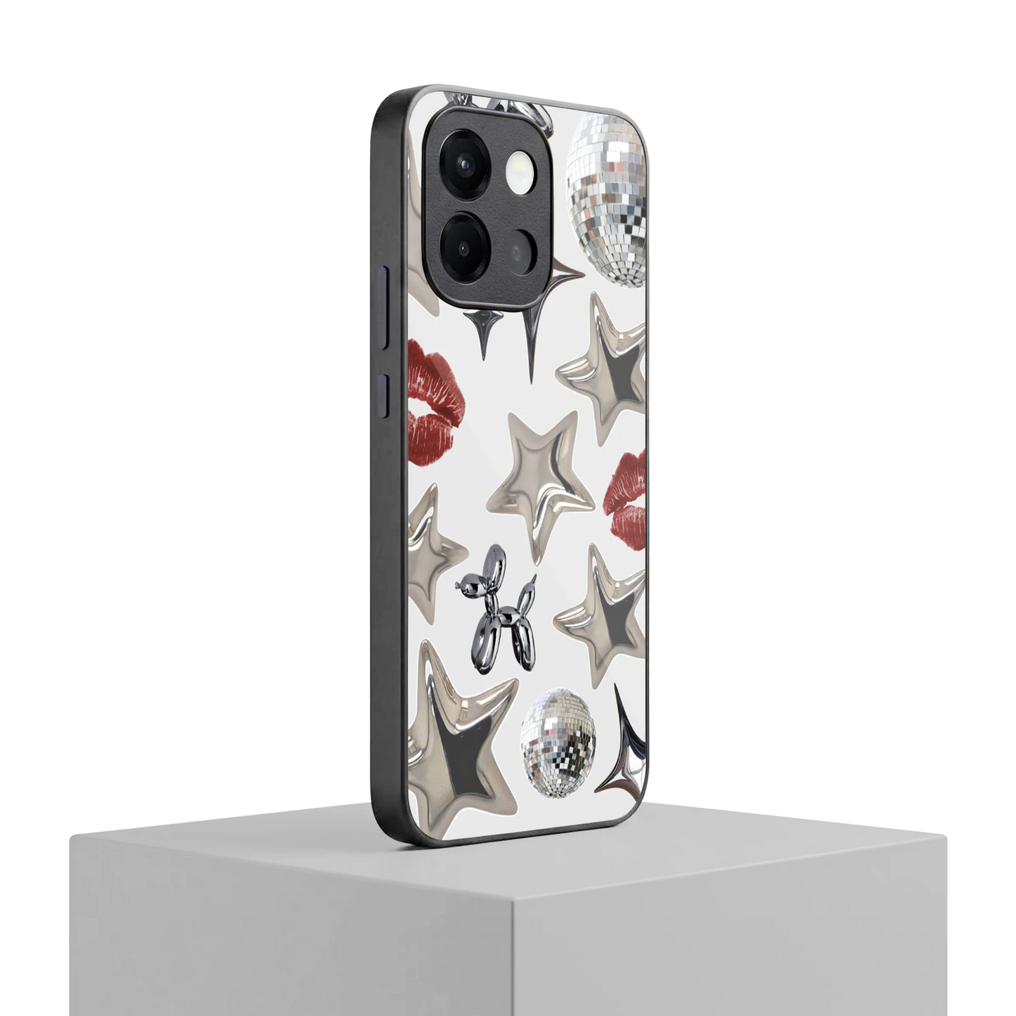 Disco Dreams oneplus 13s mobile cover | shockproof glass phone case