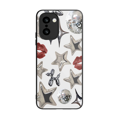 Disco Dreams back phone cover | glass case for oneplus 15r