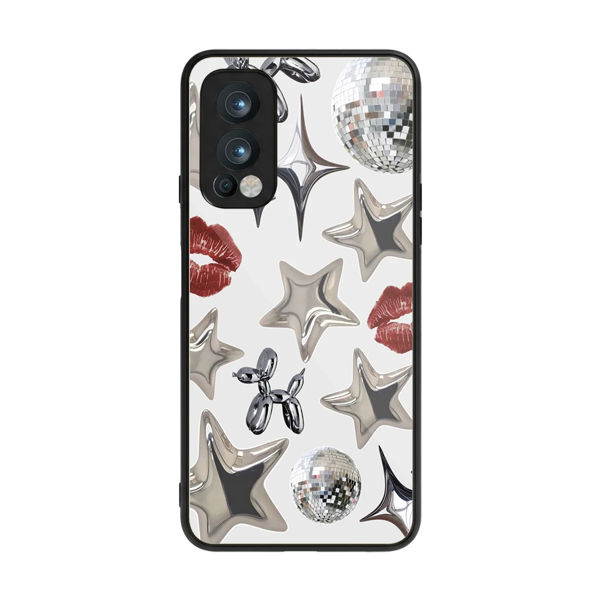 Disco Dreams back phone cover | glass case for oneplus nord 2